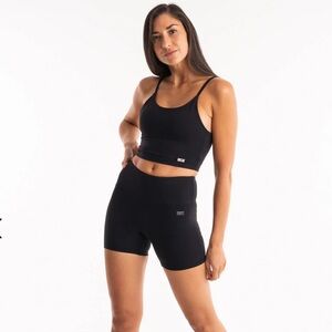 NWT BOXRAW BLACK DELIA CYCLING SHORTS in size small